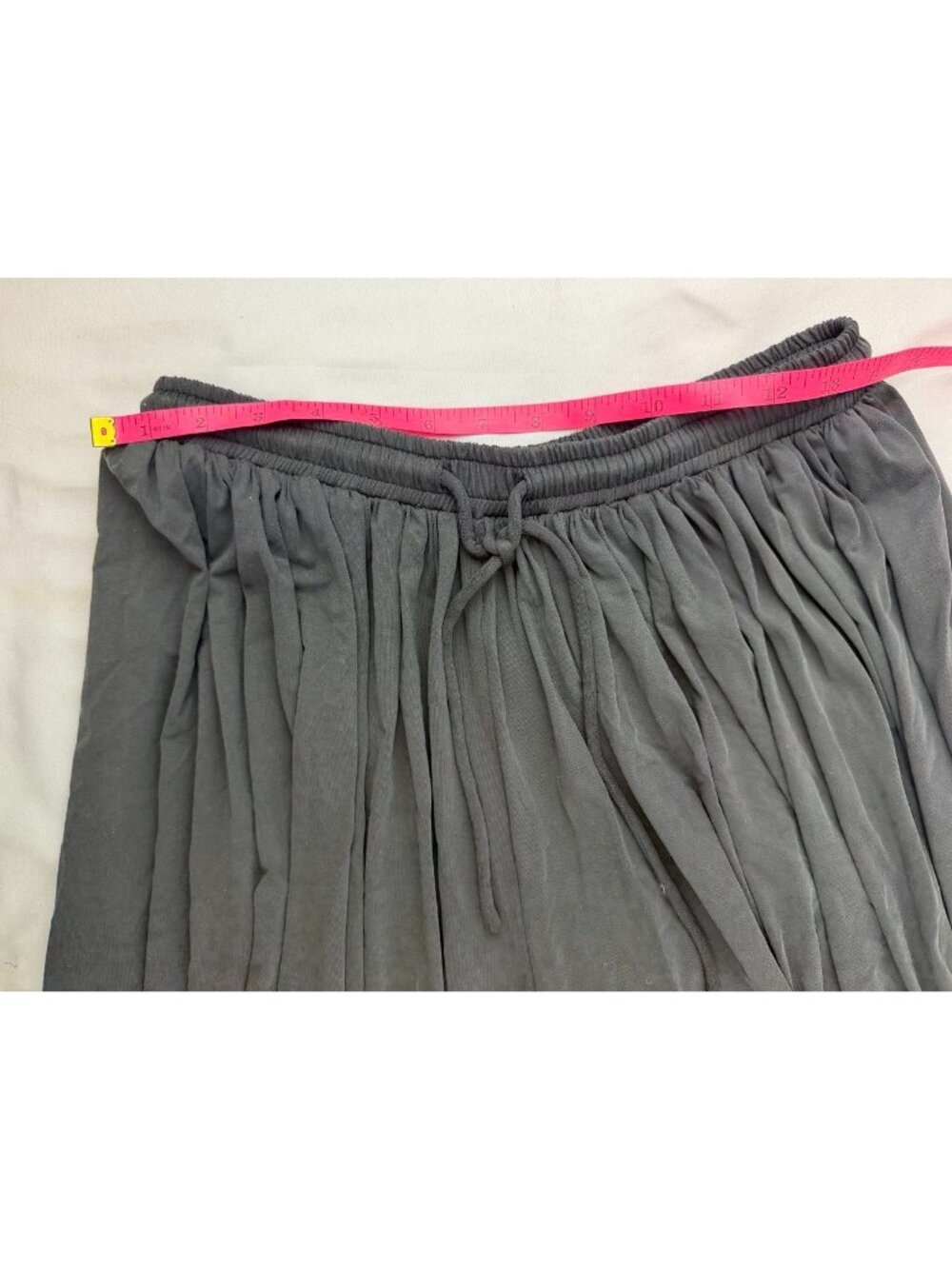 NWT Nap Loungewear Wide Leg Flowy Pants Modal Blend Black Medium Drawstring - Picture 7 of 9